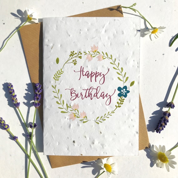 Happy Birthday Plantable Petite Note Happy Birthday Plantable Petite Note