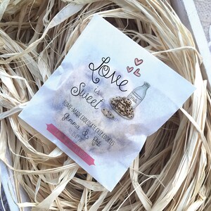 Eco-Friendly Glassine Wedding Favor Cookie Bags