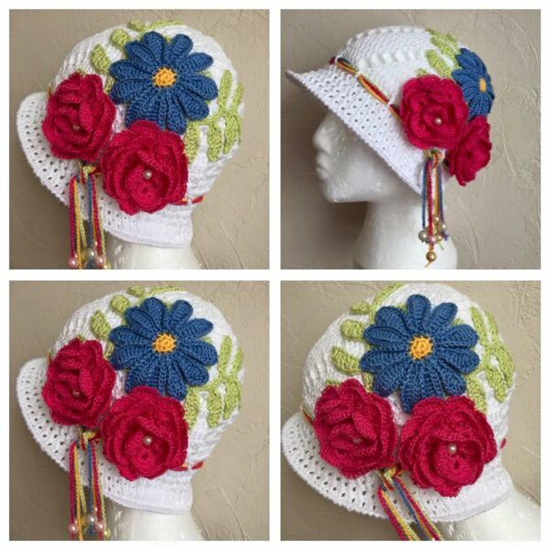 Summer Crochet Hat Pattern, Cloche Hat Pattern, Panama Hat, Spring Hat, Girl Hat Pattern, Summer