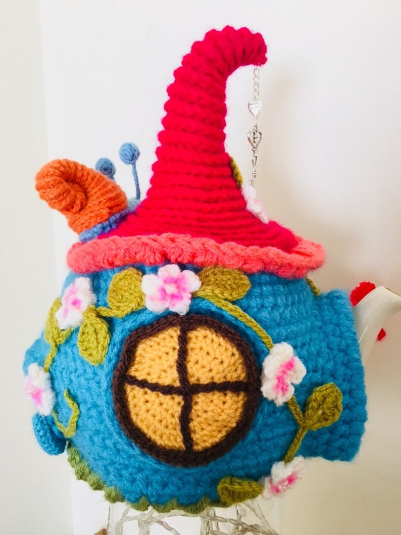 fairy houe Crochet tea cosy