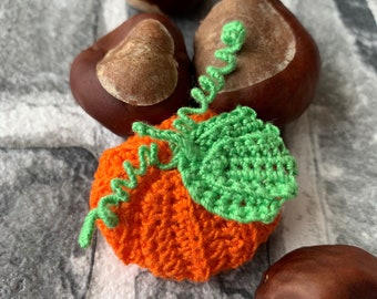 Pumpkin Brooch crochet pattern