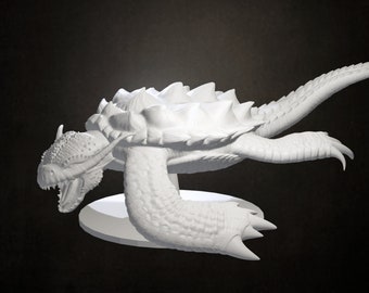 Young Dragon Turtle | Tabletop RPG Miniatures