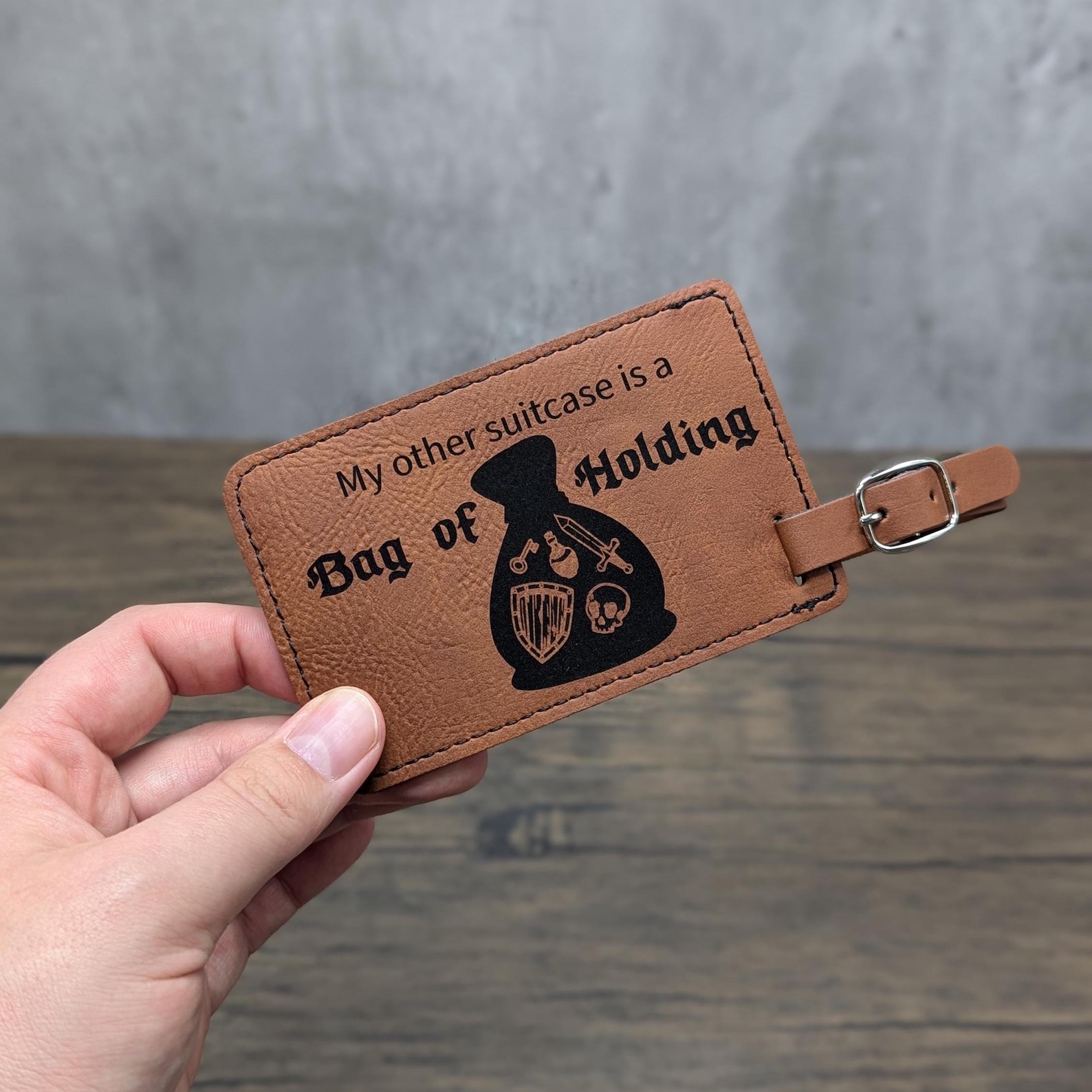 Bag of Holding - Dungeons & Dragons | Nerdy Luggage Tag