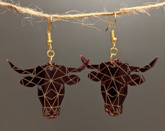 Year of the Ox - Geometric Earrings