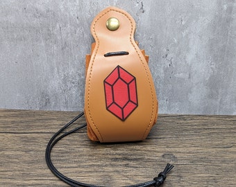 Rupee Pouch Dice Bag | Legend of Zelda Wallet Themed Drawstring Bag, Coin Purse, or Jewelry Pouch