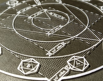 Area of Effect Universal Spell Template | Tabletop RPG Accessories