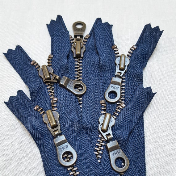 その他 TEN NYLON ZIP NAVY L YKK Medium Weight Nylon Open End Zip. 25cm (10 inch). | Sew
