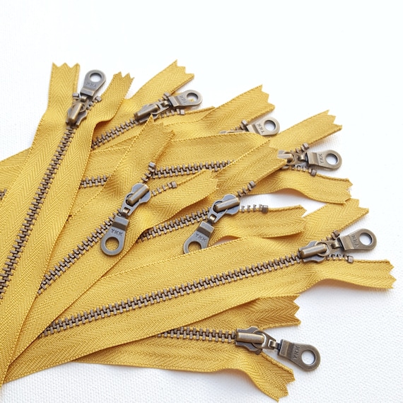 13 Brass Zippers