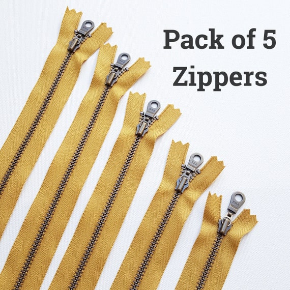 13 Brass Zippers