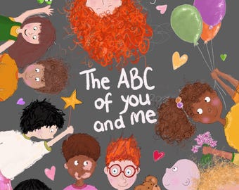 The ABC of You and Me. Children’s book. SIGNED/PERSONALISED Alphabet book. diversity and inclusion. Education. Representation.