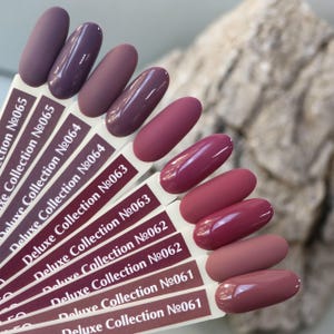 Komilfo Cappuccino Gel Polish Dusty Rose Nail Polish Cacao Brown Gel Varnish Fall Manicure Nail Art