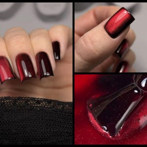 9D Red Cat Eye Marsala Gel Polish Wine Burgundy Magnetic Nail Polish Cherry Gel Varnish Manicure Nail Art