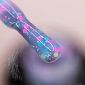 Luxton Confetti Gel Polish Neon Glitter Nail Polish Sparkle Sequins Polish Spring Nails 10 ml