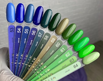 Edlen Pastel Spring Bright Gel Polish Blue Gel Nail Polish Varnish Turquoise Summer Royal Manicure Nails Nail Art