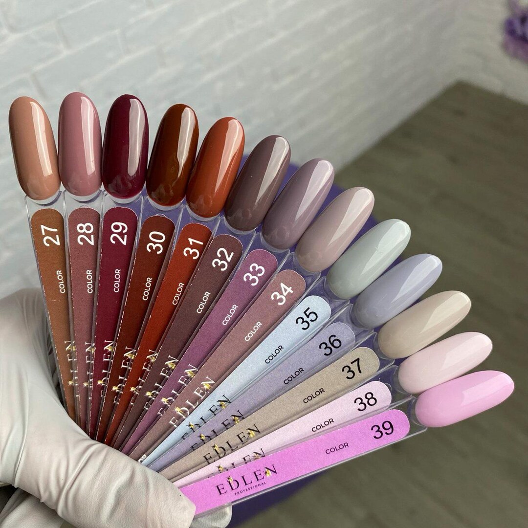 Edlen Beige Gel Polish Brown Nail Polish No TPO HEMA Free Gel Varnish ...