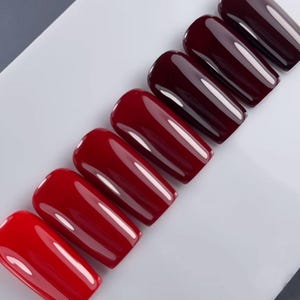 Red Gel Polish Marsala Nail Polish Cherry Gel Varnish 7ml Valentines Nail Art Manicure
