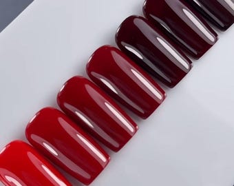 Rot Gel Polish Marsala Nagellack Kirsche Gel Varnish 7ml Valentinstag Nail Art Maniküre