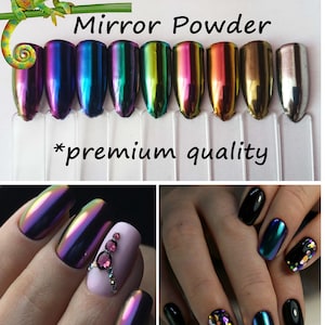 Mirror Powder Silver Pigment Chrome Effect Nail Art Dust-High Quality