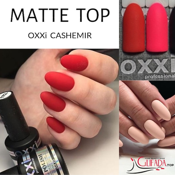 Matte Top Coat Oxxi Cashemir Velvet Cover Top For Nail Art Etsy