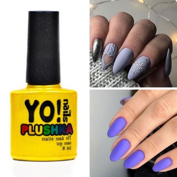 Matte Top Coat Yonails Plushka Matt Cover for Nail Art - Etsy Matte Top Coat Yonails Plushka Matt Cover for Nail Art - Etsy