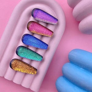 Luna Regenbogen Gel Chamäleon Flakes UV Led für Nail Art 5 ml