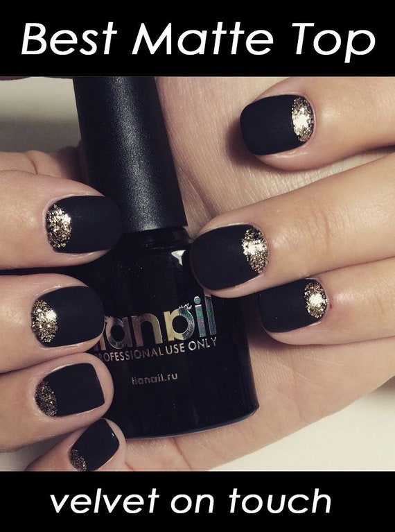 Matte Top Coat Lianail Velvet Top For Nail Art Etsy