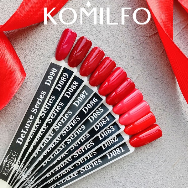 Komilfo Red Gel Polish Coral Nagellak Cherry Gelvernis 8ml alentine Nail Art Manicure