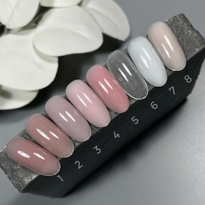 Saga Builder Gel Escultura Extensión Gel Francés Fortalecedor Natural Gel Duro Manicura de Uñas