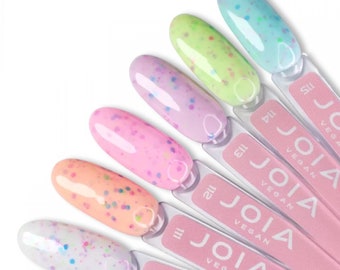 Konfetti Milch Gelpolitur Candy Sequin Helle Pastell Frühling Sommer Eis Maniküre Nail Art