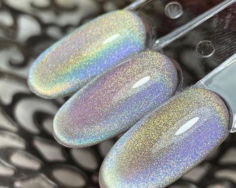 Oxxi Rainbow Cat Gel Polish Galaxy Holo Glitter Magnetic Nail Polish Holographic Prism Shimmer Varnish Nail Art Chameleon Manicure