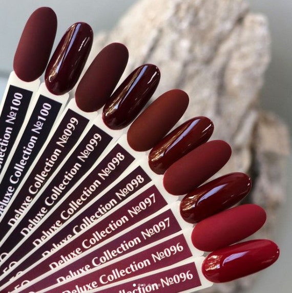 Shop Burgundy Nail Polish - Burgundy Red Nail Color