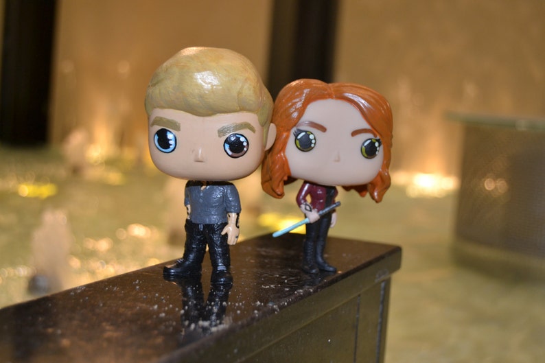 Clary and Jace Custom Pop Funko - Etsy 