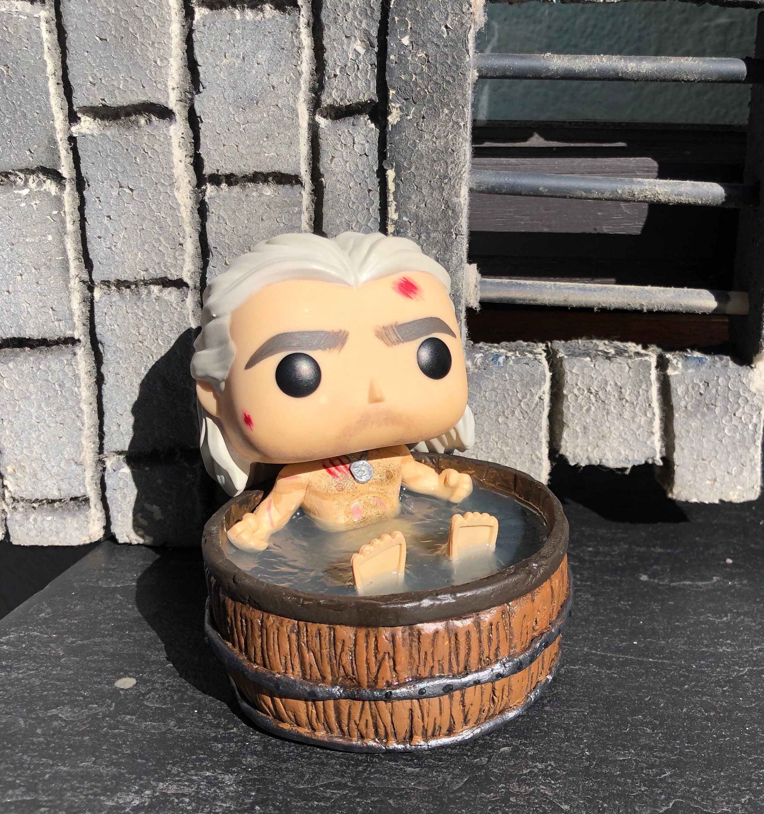 Custom Funko of Geralt of Rivia the Witcher Series Etsy Israel
