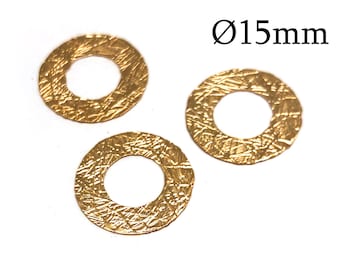 Copper Gold Plated Antique Brass QFMarket JBB Findings Gun Metal 3pcs Pewter Round Frame Charm Pendant for Resin Filling 15mm Silver