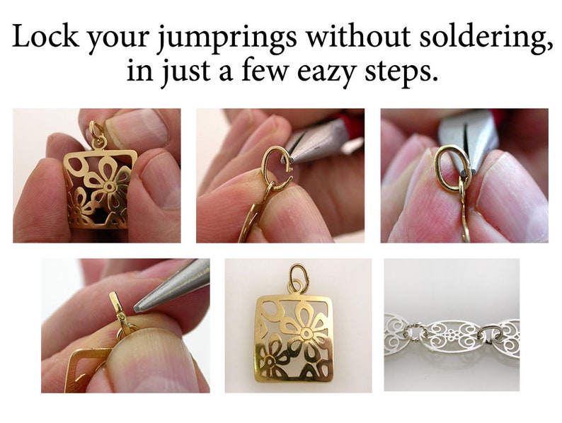 Silver plated Gold plated 10pcs Oval Open Lock in Jump Rings Brass Inside Diameter 6x4mm Link Lock Jump Rings JBB Findings Brass