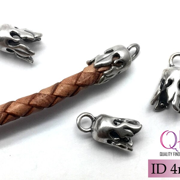 Leather Cord End Cap Etsy