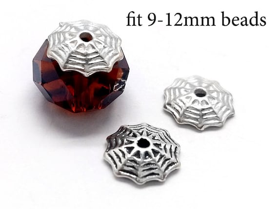 Sterling Silver Spacer Cap End Finding Bead Copper Spacer Sterling