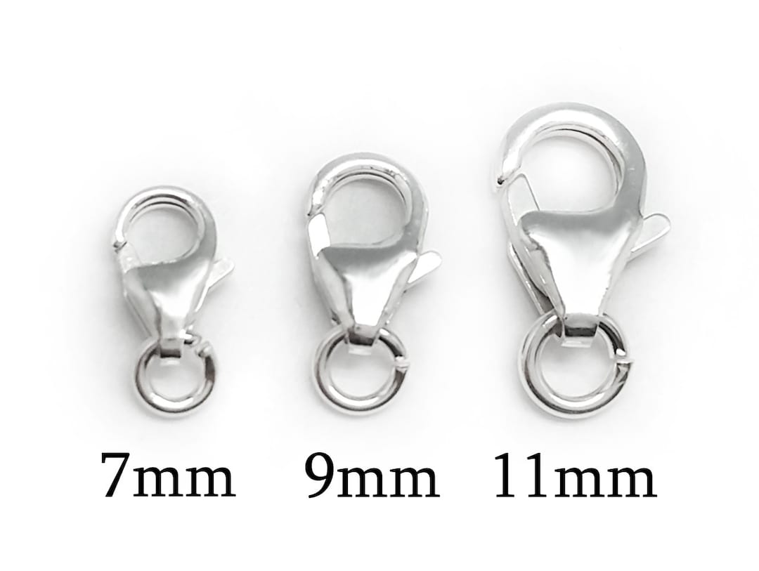 ステンレス　プロペラ　クイックシルバーミラージュ23P 10pcs Sterling Silver 925 Lobster Clasp 16mm, 13mm, 11mm, 9mm With