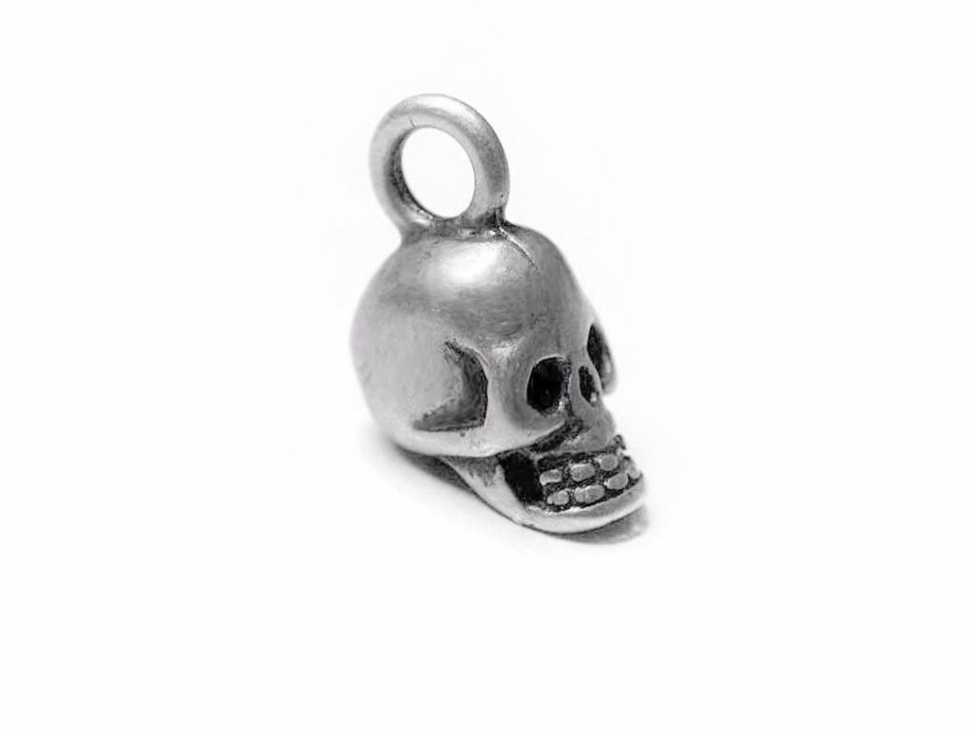 暖色系 Silver925 Tiny Skull Pendant Topタイニー スカル ペンダント トップ | www.paketznpiecezltd.com