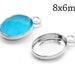 see more listings in the Sterling silver bezels section