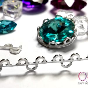 1 Stück Feinsilber 999 Cast Bezel Draht - Silber Galeriedraht - 2,5 Zoll (64 mm) x 4,8 mm