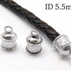 End Caps,crafts Accessories,colorful Barrier Rope Hook Gold Barrier Rope  Fittings Tassel Ends Rope End Stopper Cord End Cap Leather Cord End 