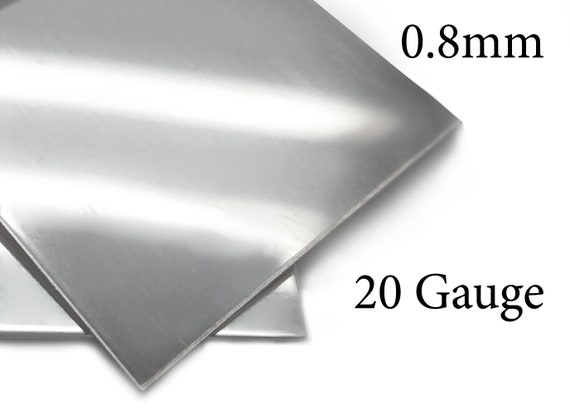 1pc Sterling Silver 925 Sheet Size 10x10cm 10x5cm Thickness 0.8mm 20 Gauge Stamping Blank Plates qfm Findings Jewelry Making Supplies Etsy