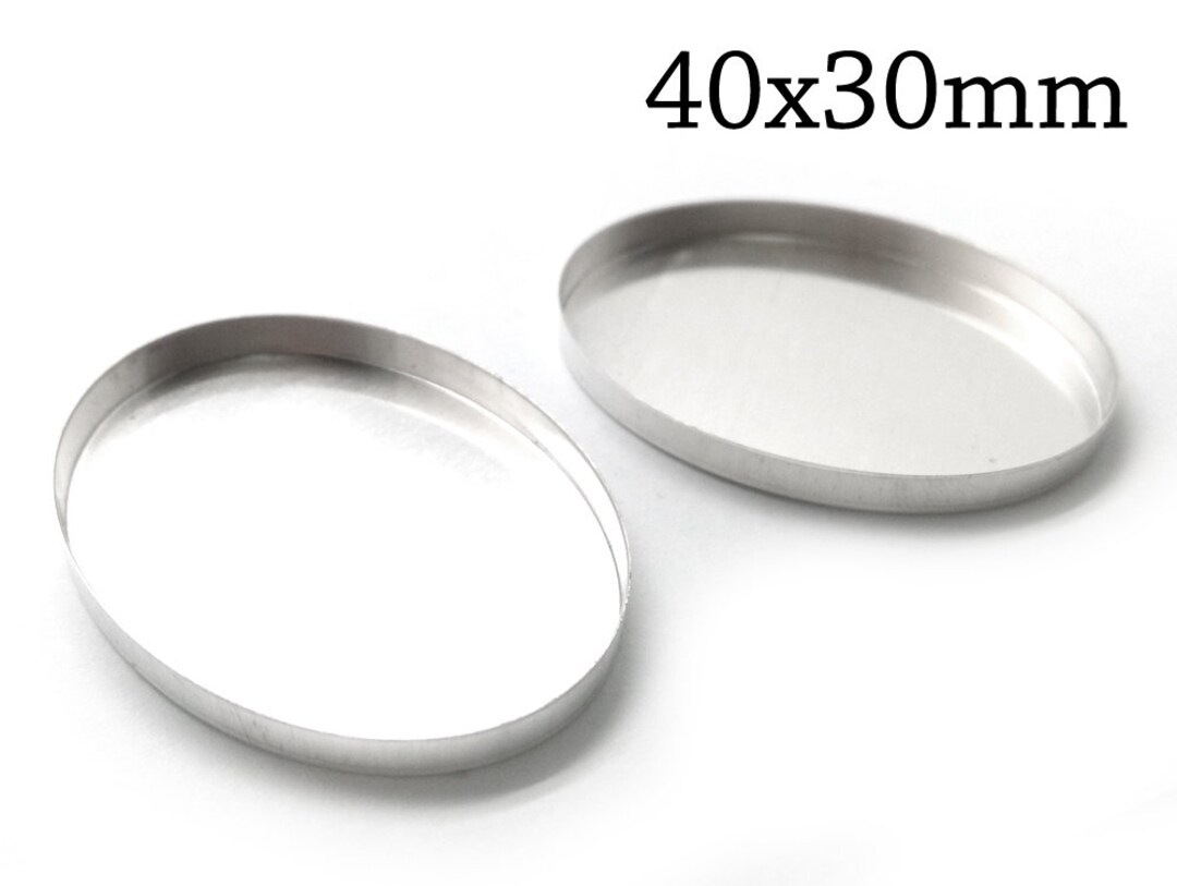 Colgante Ovalado De 30x40mm Para Fabricación De Joyas