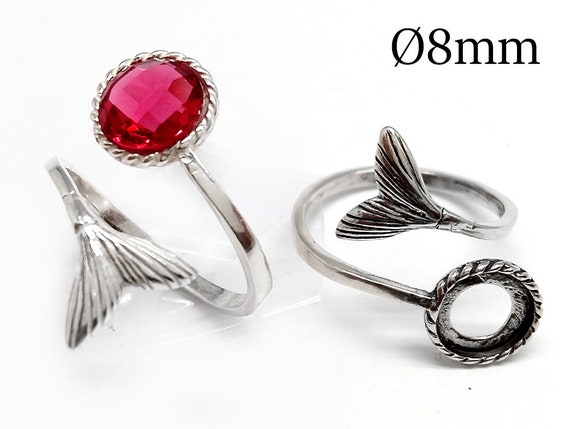 Anello In Argento Sterling 925 Coda Di Balena – Gioiello Regolabile, Semplice E Alla Moda, Regalo Romantico Per Donne