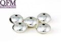 100pcs Sterling silver beads - Sterling Silver Rondelle Spacers Beads,  sizes 3mm, 4mm, 5mm, 6mm - Silver spacer beads - beads for bracelet product logo