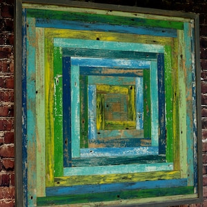 Square Wall Art, Geometric Art - Etsy
