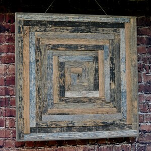 Rustic Oak Strips Wall Art - Etsy