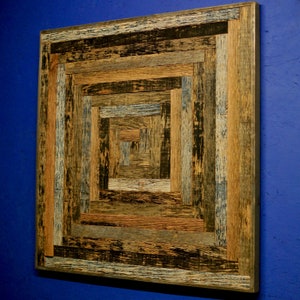 Rustic Oak Strips Wall Art - Etsy