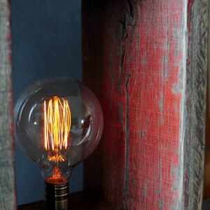 Reclaimed Oak Lamp image 9